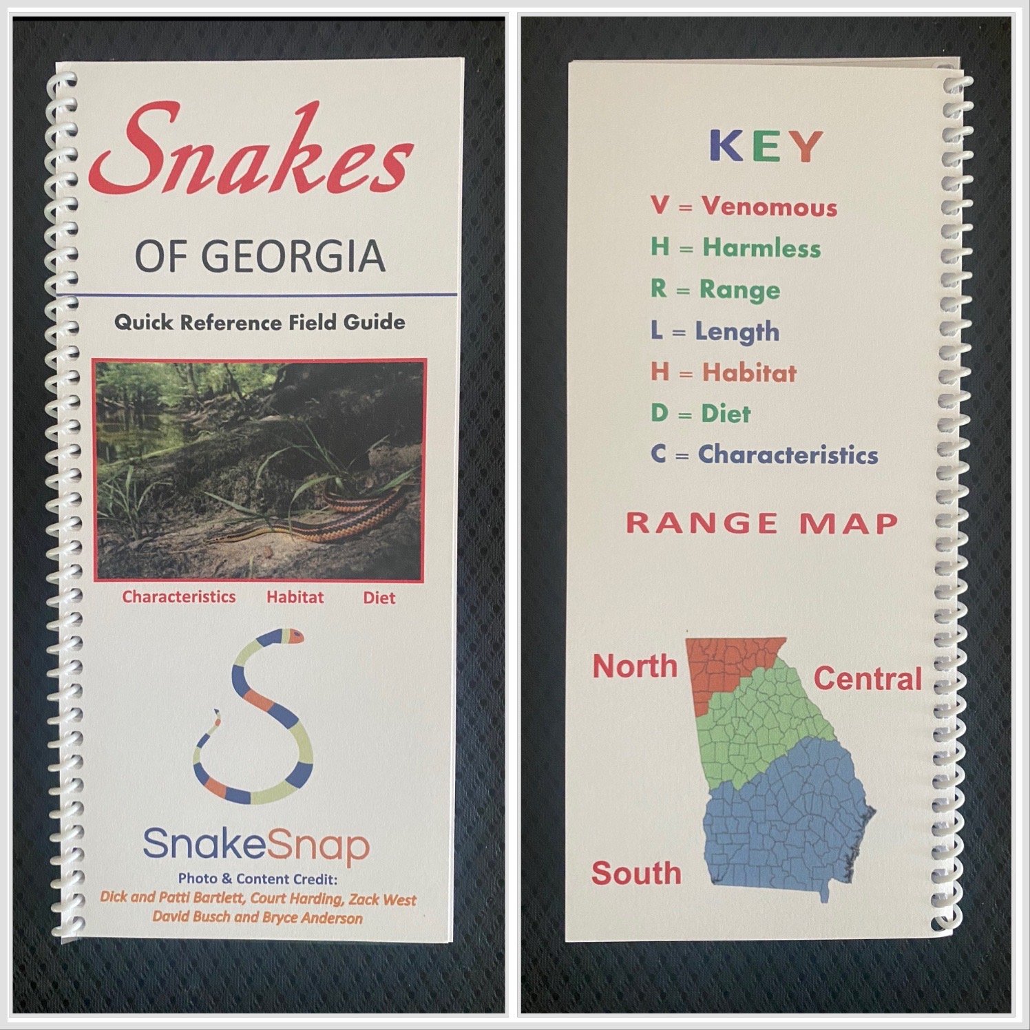 SNAKES OF GEORGIA QUICK REFERENCE FIELD GUIDE